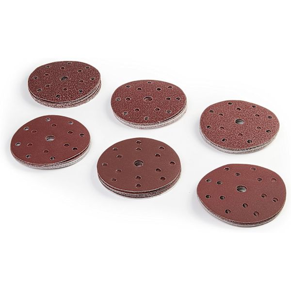 Slippappar 150mm Ø 60 enheter från Wabrasif - Slippapper korn