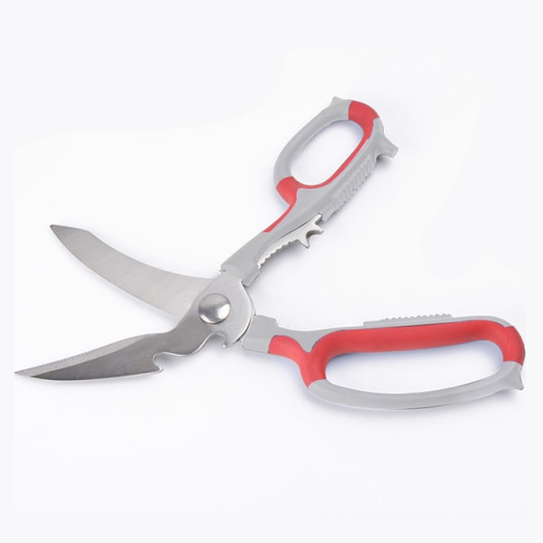 Kitchen Scissors-Curved Kitchen Scissors, Stainless Steel Poultry