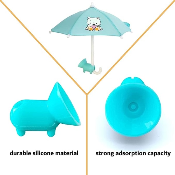 Matkapuhelimen sateenvarjo aurinkovarjolle - puhelimen sateenvarjo aurinkoiselle, mini sateenvarjo