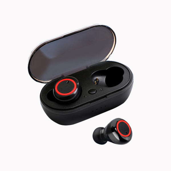 Bluetooth-headset 5.0 Touch Bluetooth-headset svart