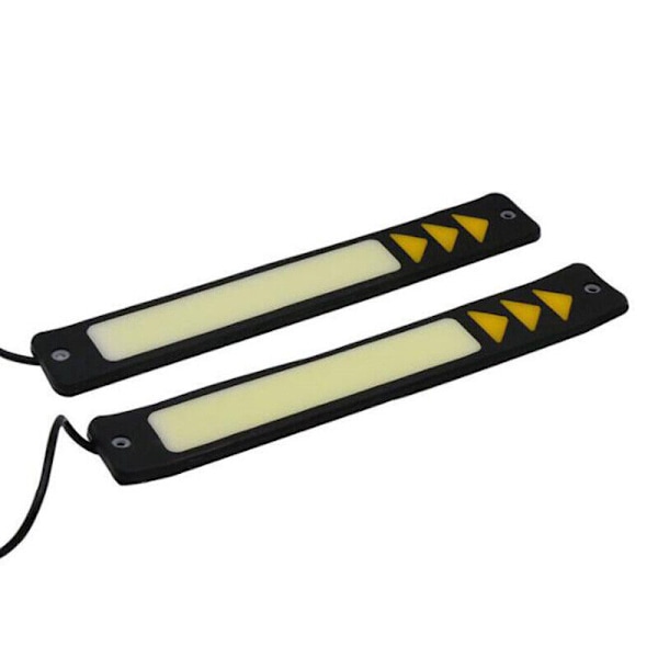 Bil LED-varselljus vitt DRL körning blinkers dimljus L