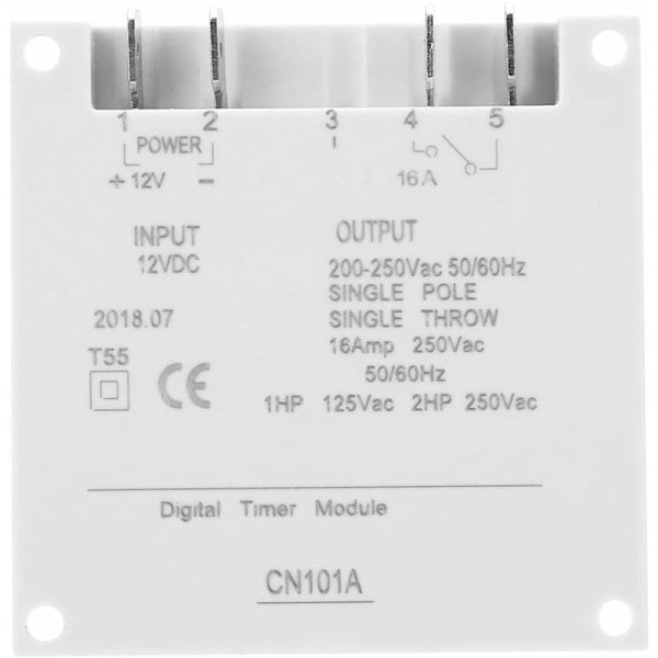 Timer Switch Digital Elektronisk LCD Tidsrelæ Switch Programmerbar