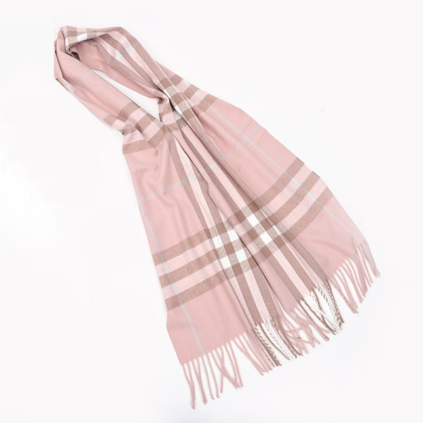 Supermjuk klassisk vinterscarf i kashmirkänsla Rutig halsduk hona