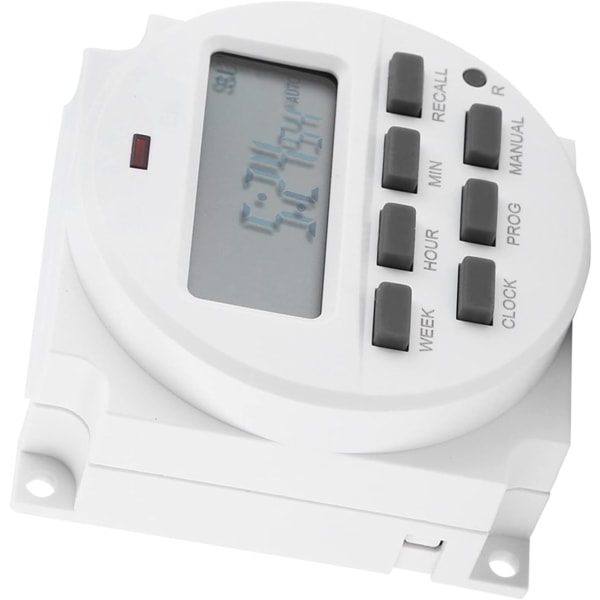 12V Digital Elektrisk Timer LCD Programmerbar Timer Relä Smart Ele