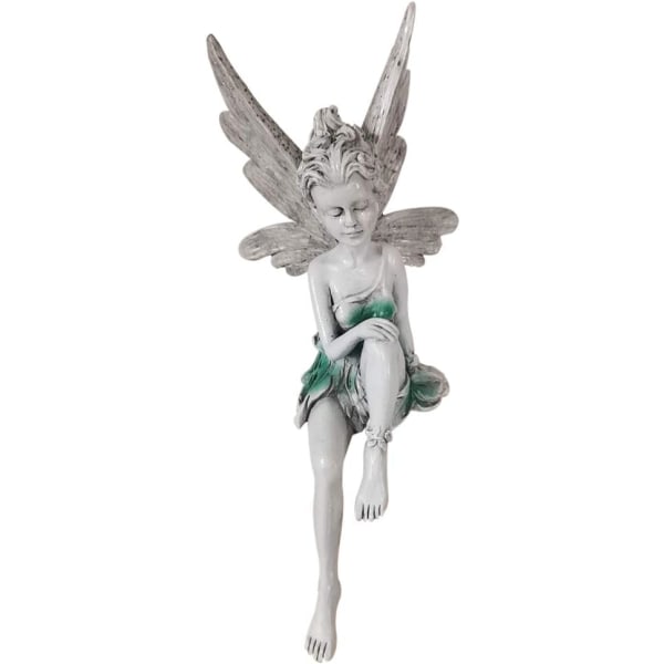 Sitting Fairy Statue for Garden, Fairy Statue Resin Craft Garden