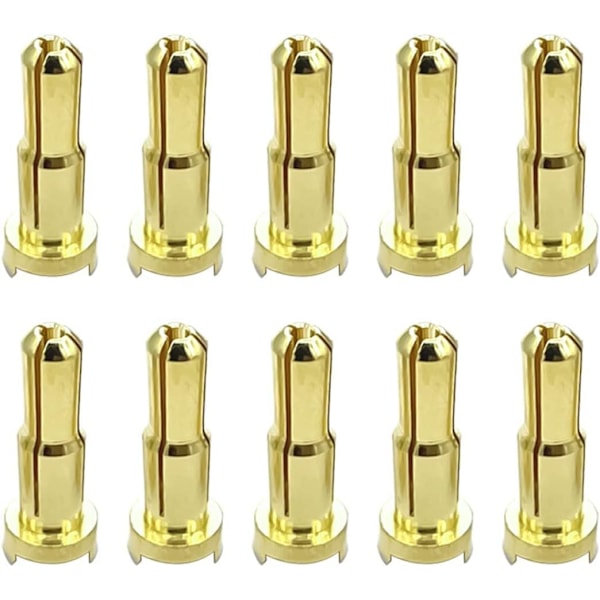 10st 4mm till 5mm Lågprofils Bullet-kontakter Adapter Reduceringspluggar för RC