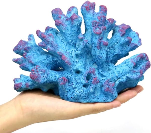 1 st Poly Coral, Akvariekorall 7\" x 3 1/3\" x 4 7/10\" för Aqua