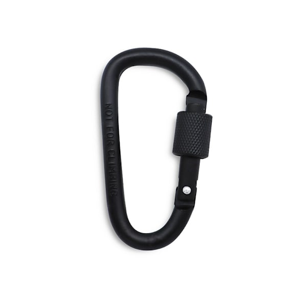 Karbinhake D8, 80*40 mm 2 st, svart