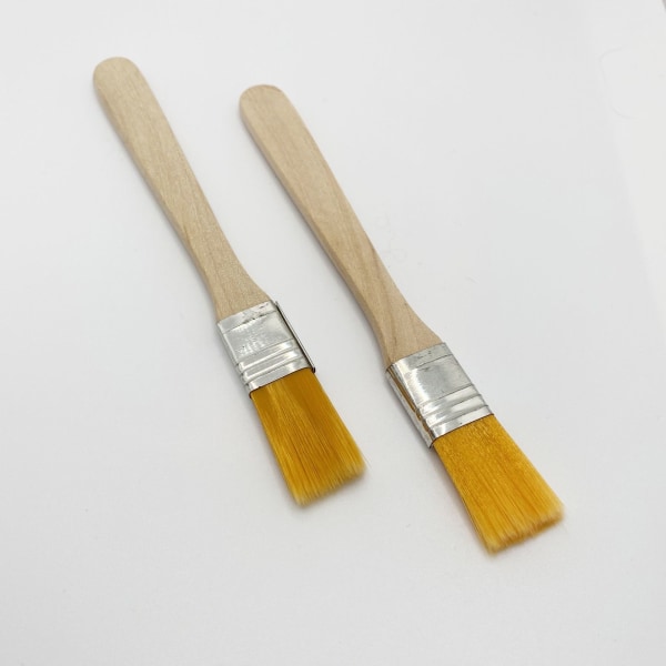 30× Flat Bristle Paint Brushes med Wooden Handle Wooden Paint Br