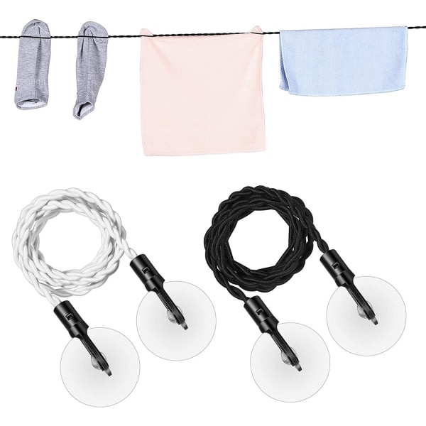 2 pieces of travel clothes with hooks and suction cups