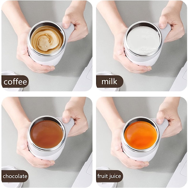 Automatisk magnetisk omrörningskaffemugg, roterande hemmakontor