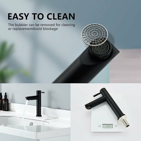 Bathroom Faucet Cold Water Only Matte Black Bathroom Sink Faucet