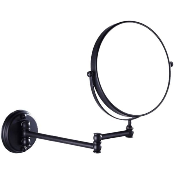 20cm Retro Badrum Väggmonterad Smink Spegel Flip Teleskopisk Skönhetsspegel