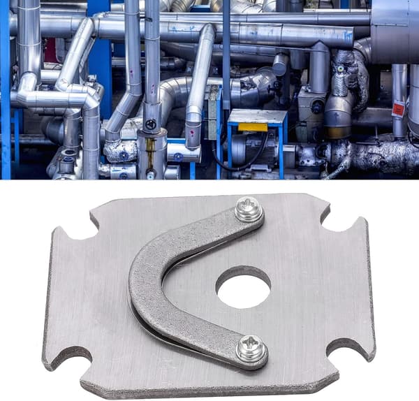 Luftkompressor Ventilplatta Set Tungformad Ventilplatta V-formad Platta Metall