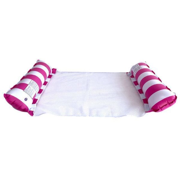 Set med 2 vattenhängmattor uppblåsbara flytande poolhängmatta uppblåsbar pool Float