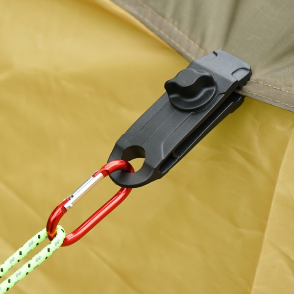 10 stk. teltmarkise presenning clips med plastik snap clamp til presenninger