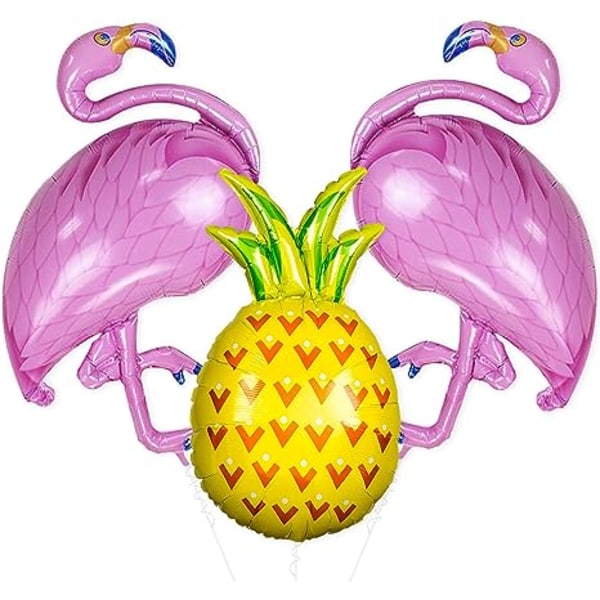 Jätte, Flamingoballonger med ananasballonger - Flamingoballo