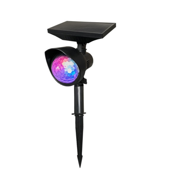 Multicolor Outdoor Solar Spotlight, IP67 Vandtæt LED Solar Lig