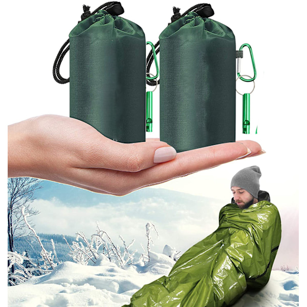 Överlevnadssovsäck, nödsövsäck, lätt överlevnad utomhus
