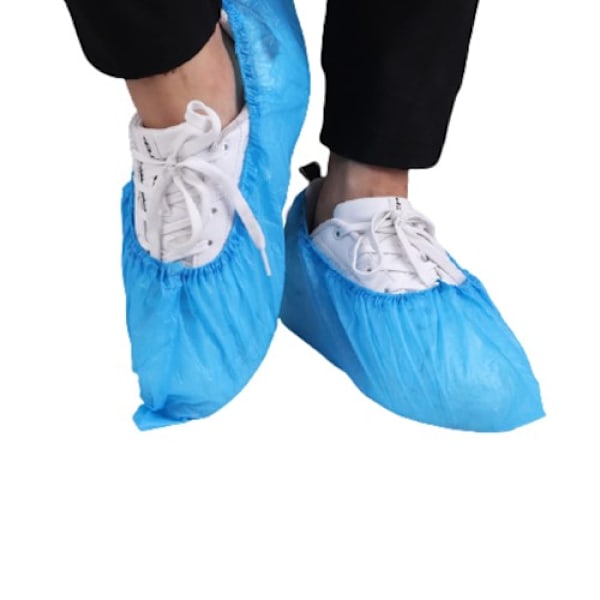 100 Pack (50 Pairs) Shoe Covers Disposable Non Slip, Plastic Shoe Booties f