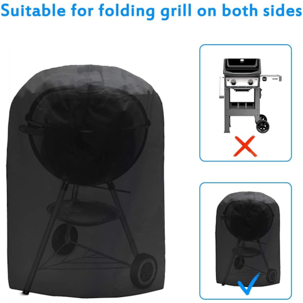 BBQ-trekk BBQ-presenning Grilltrekk Anti-UV/Anti-vann/Anti-fuktighet Vannp