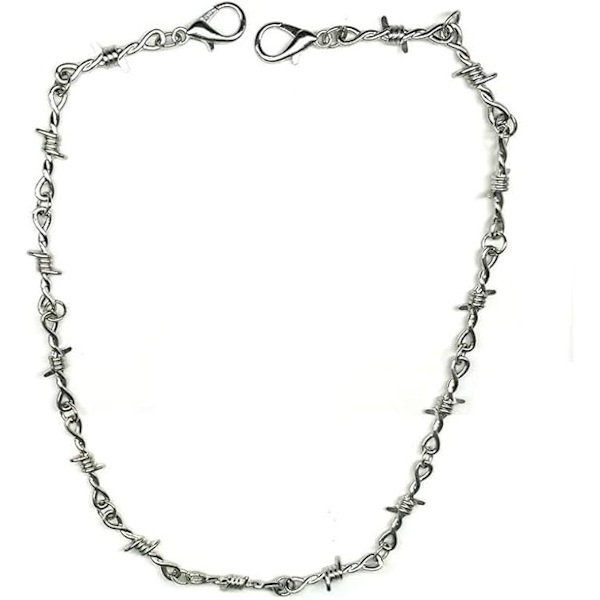 Punk Thorns Halsband Pojkar Hip Hop Rock Smycken (Stålfärgat Halsband)