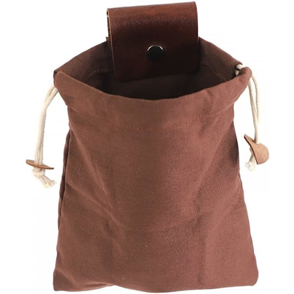 Läder och canvas bushcraft väska Upkey Fanny Pack Kvinnor & Män Läder och C