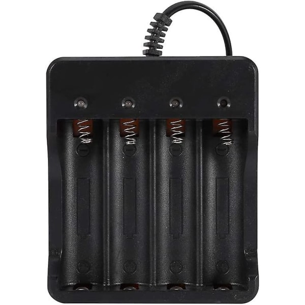 4-platsers batteriladdare för 18650 litiumuppladdningsbart batteri Eu