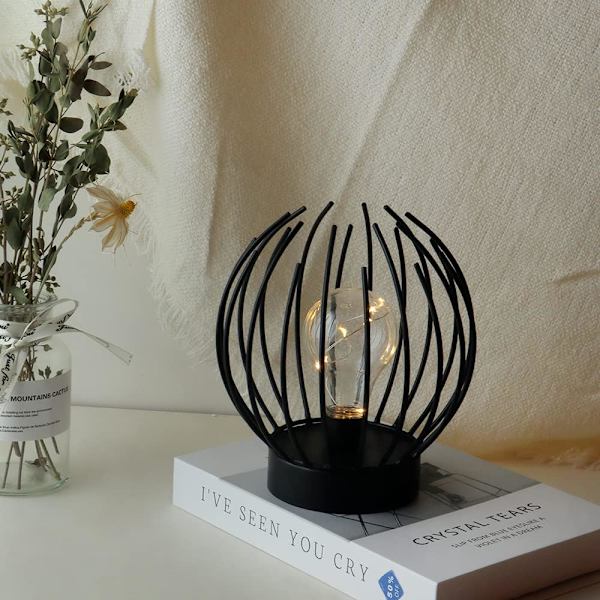 1 st Minimalistisk Manet Ljus INS Modellering Ljus, Batteridriven Inomhusljus med LED-lampa Utomhuslykta Perfekt för Rum Inredning Fest Uteplatsevenemang