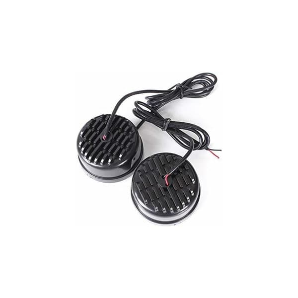 2 stk. 12V 4.5W Hvide Runde Dagslys Bil Universal R