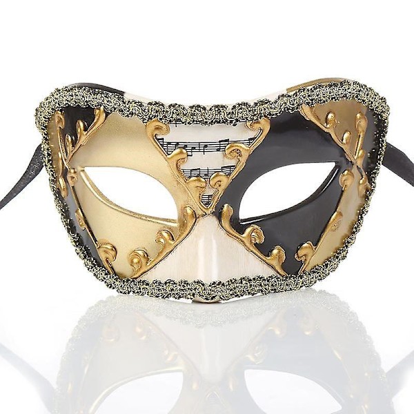 Maskerad Mask Halv Ansikte Cool Plast Dekorativ Maskerad Bal