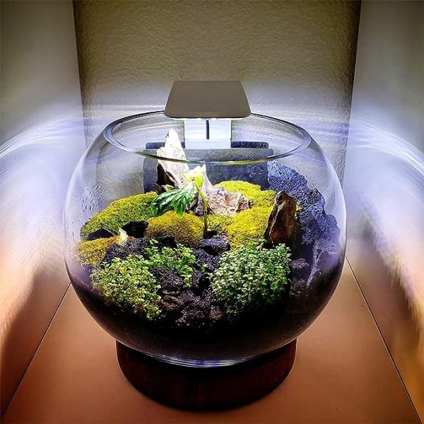 Super Slim Akvarium Fisketank LED Lys Klips-på Lampe Vandplanter