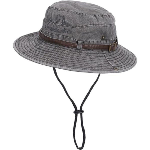 Herre Sammenleggbar Solhatt Safari Hat Anti UV Utendørs fjellklatring Tr