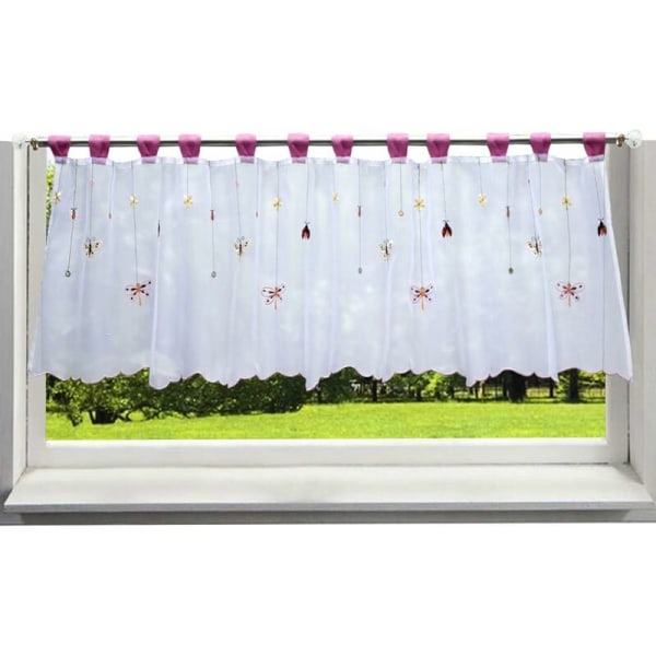 1 kpl Sheer Curtain Sheer Breeze kirjontaverhosarjalla