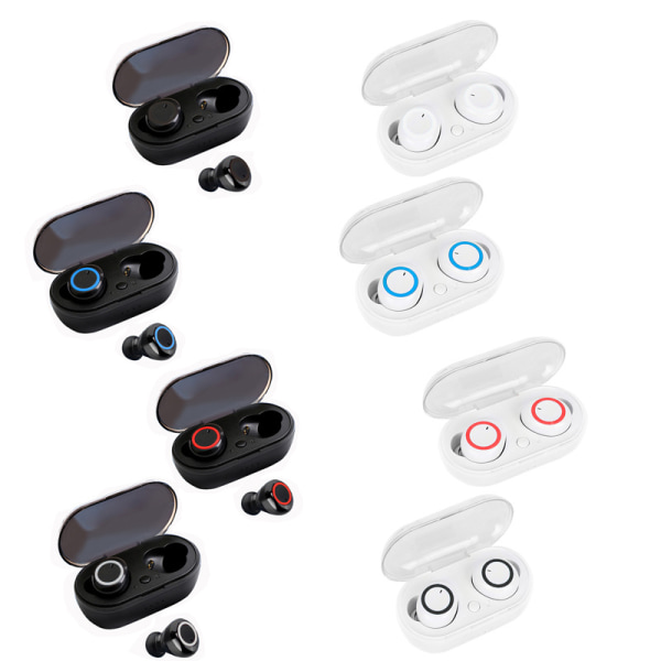 Bluetooth-headset 5.0 Touch Bluetooth-headset svart