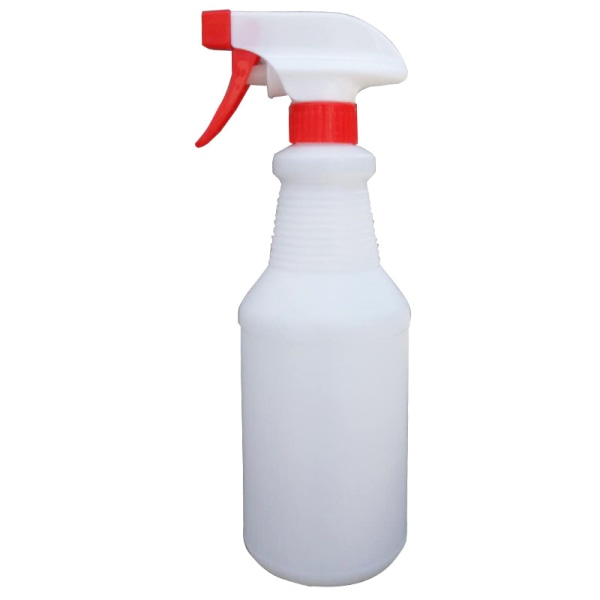 600ml Tom Sprayflaske - Røde Plast Sprayflasker for Plante/Ha