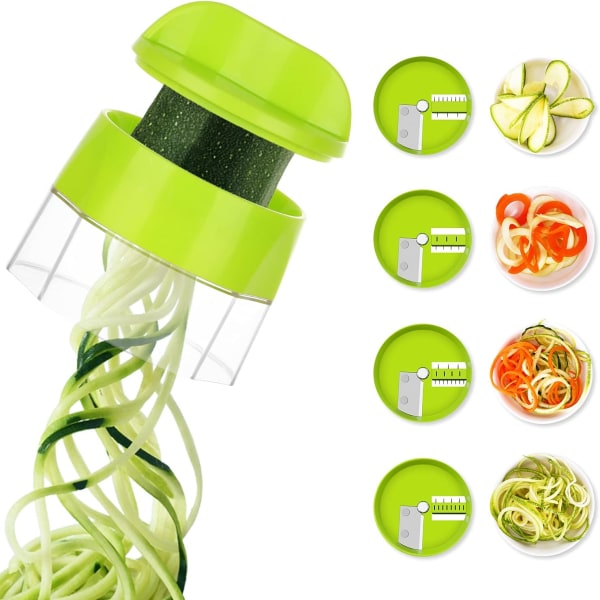 Grönsaksskärare Grönsaksspiralizer Spagetti Grönsak 4 i 1 S