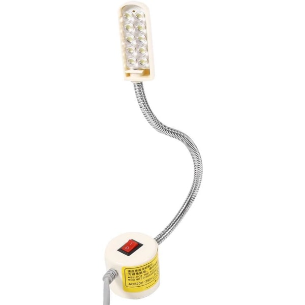 LED symaskinlys med magnetisk monteringsbrakett - fleksibel