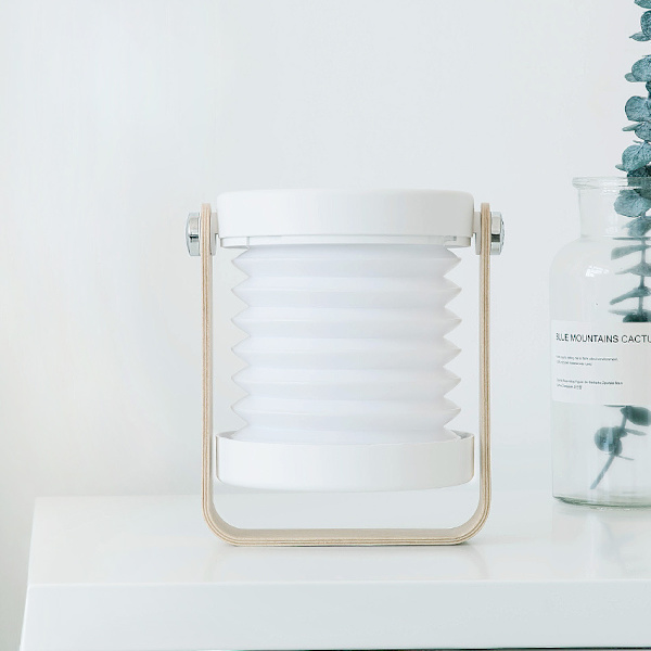 Liten lykta nattlampa infällbar led hopfällbar bordslampa usb