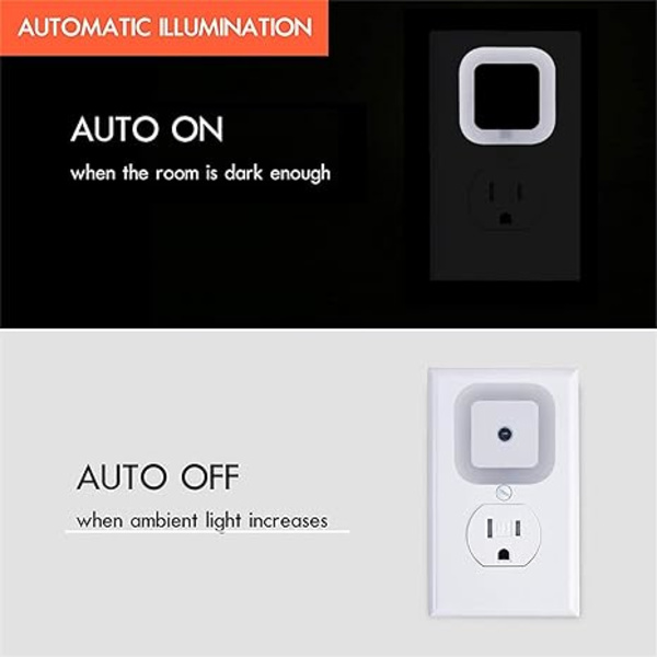 Skymning till gryning, 6 set LED optisk kontroll induktionslampa med S