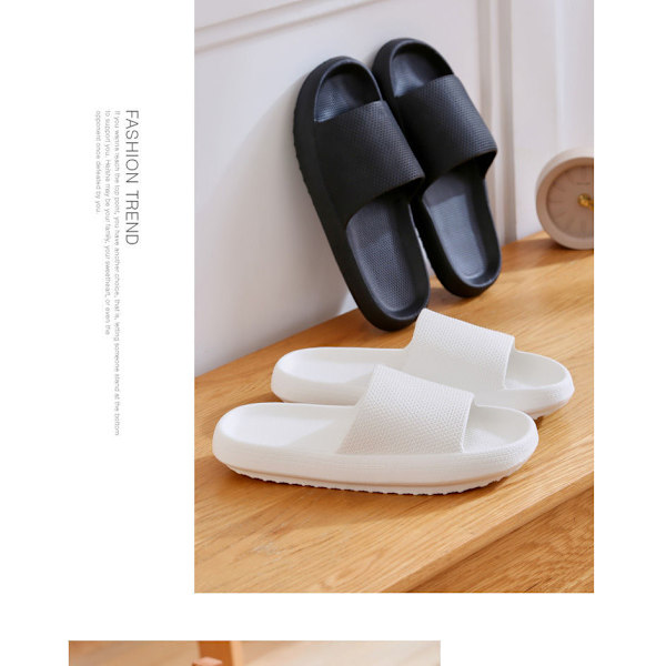 Kuddslippers för kvinnor och män halkfria snabbtorkande duschsl