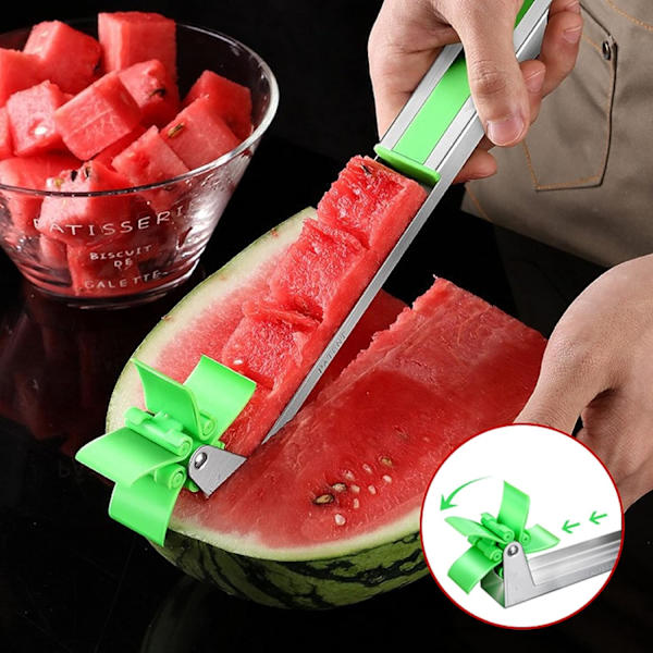 Vattenmelon Skärare Multi Melon Slicer, Skärmaskin Rostfritt S
