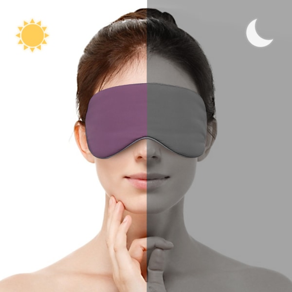 Søvnmaske til mænd og kvinder, opgraderet 3D konturkop øjenmaske, skygge, cool dobbeltsidet søvnmaske, åndbar sømløs øjenmaske (rød pulver*2stk)