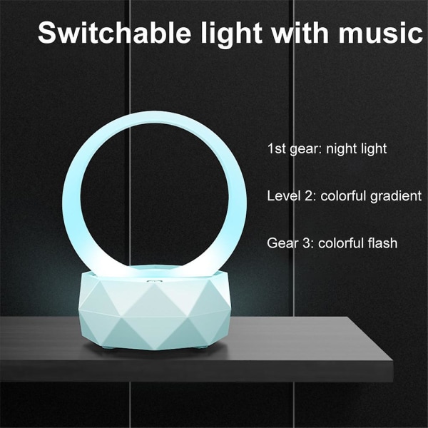 Kannettavat langattomat Bluetooth kaiuttimet LED-valot kaiutin Bluetooth
