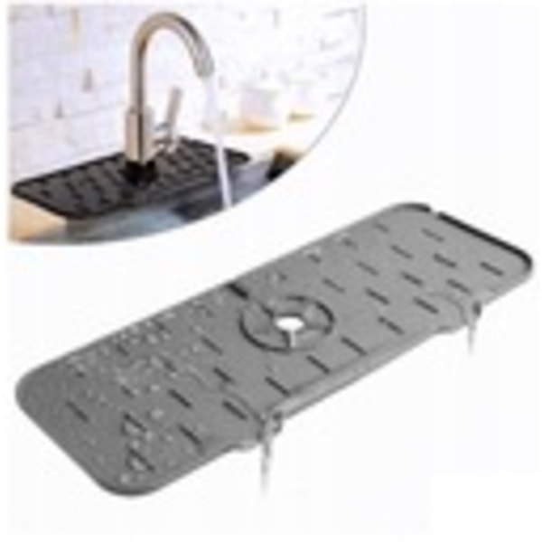 1 pack, silicone mat, waterproof tap mat, asphalt mat, gray