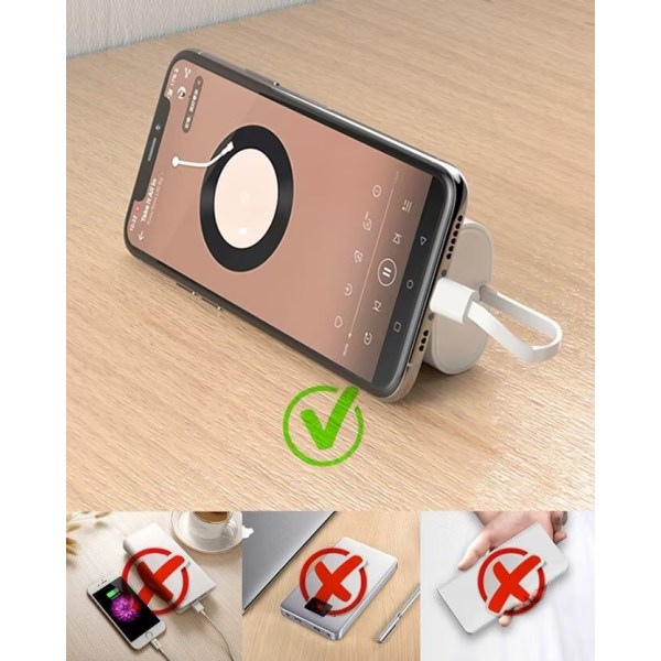 Mini Fläkt, Liten Fläkt Batteridriven, USB Portable Charger Fläkt, Mi