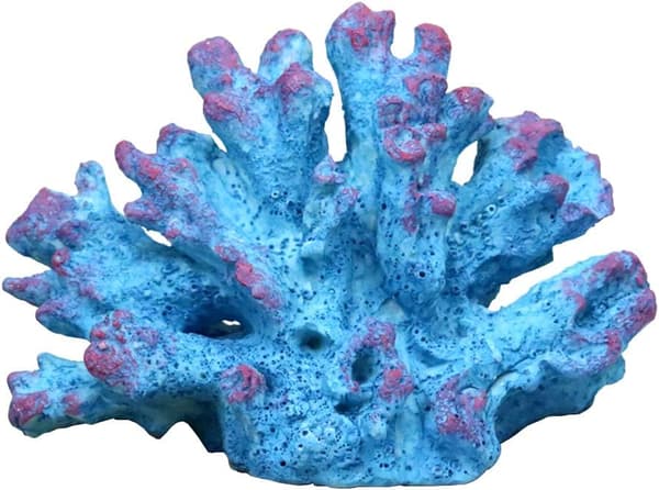 1 st Poly Coral, Akvariekorall 7\" x 3 1/3\" x 4 7/10\" för Aqua