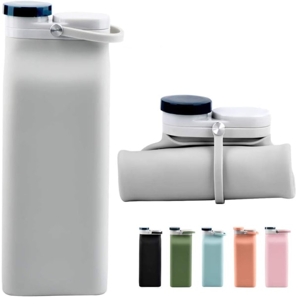 BPA-vapaa kokoontaitettava vesipullo - kokoontaitettava vesipullo