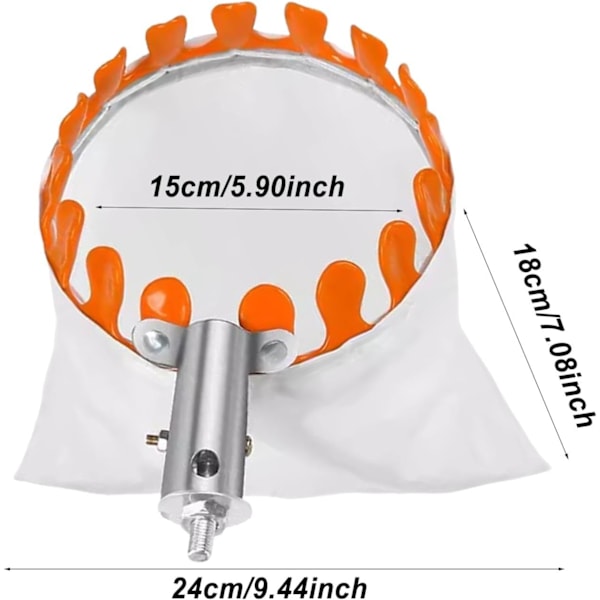 Fruktplockningsväska, fruktskördeplockare med korg - Skördeplockningshjälp T
