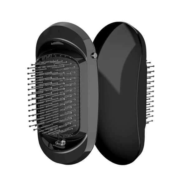 Profesjonell elektrisk ionisk hårbørste for krusete hår, oppgradert